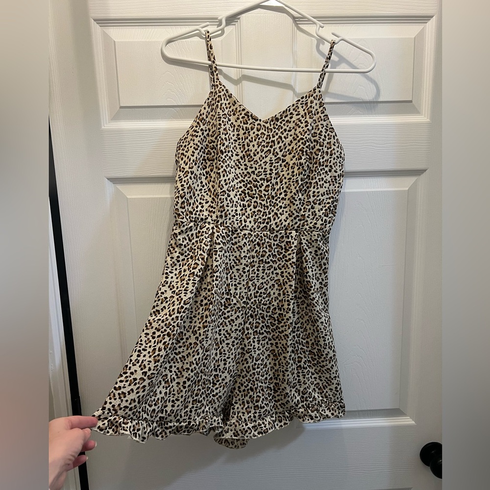 Leopard Mini Romper